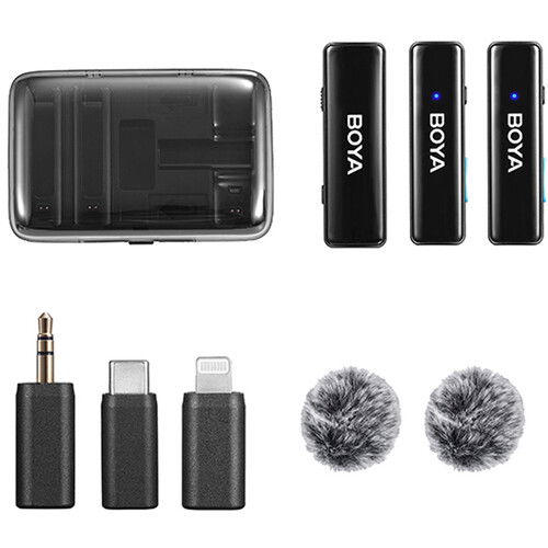 Boya BoyaLink Sistem de Microfon Wireless dublu cu adaptor (2.4gHz) [8]