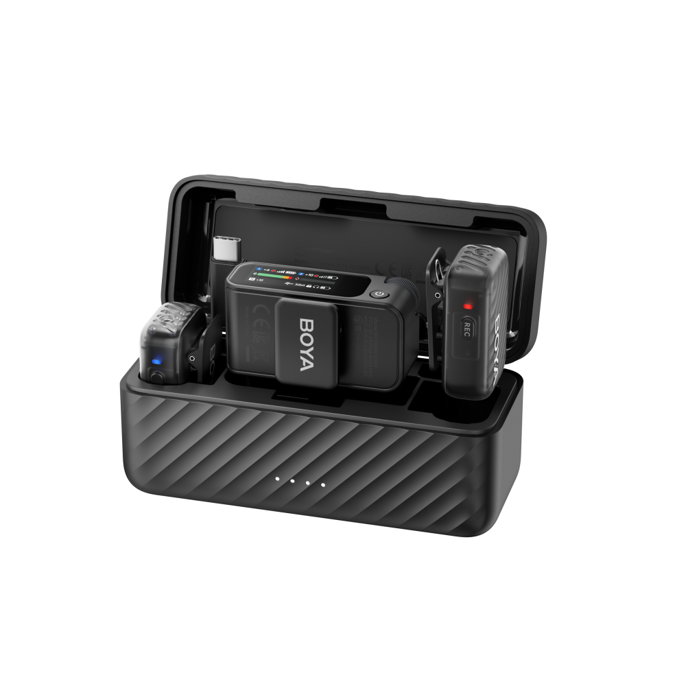 Boya BOYAMIC 2 sistem de microfoane wireless dual, 32 bit (include 2 lavaliere cu fir) [1]