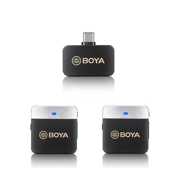 Boya BY-M1V4 Lavaliera wireless dubla pentru smartphone [1]