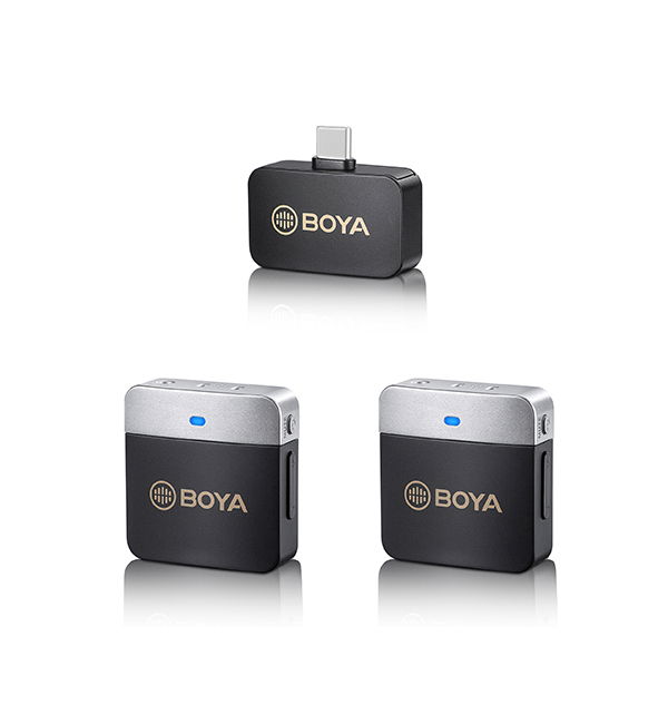 Boya BY-M1V4 Lavaliera wireless dubla pentru smartphone [2]