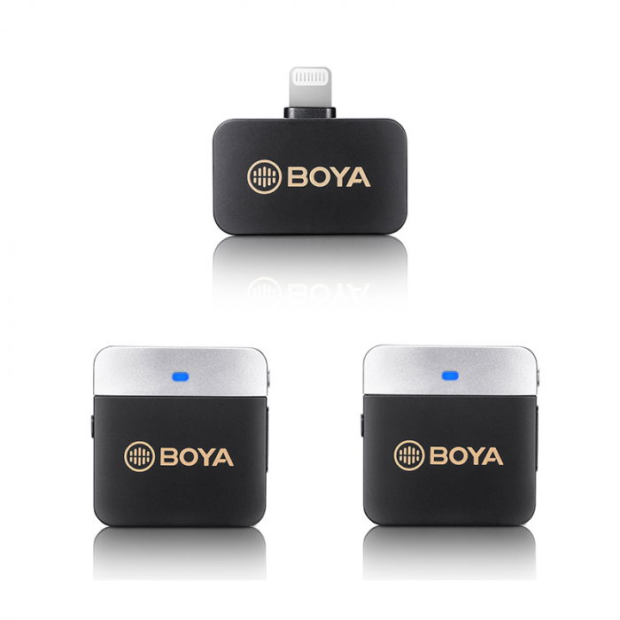 Boya BY-M1V6 lavaliera wireless dubla pentru iOS [1]