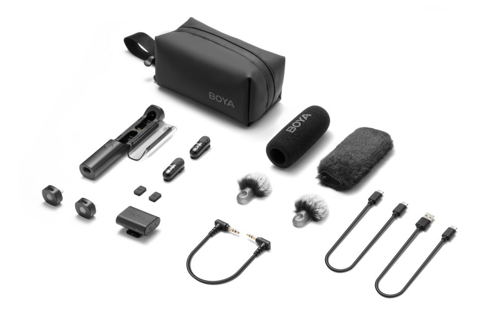 Boya Magic sistem de microfoane wireless 3 in 1, 2.4 GHz (USB-C, lightning) [2]