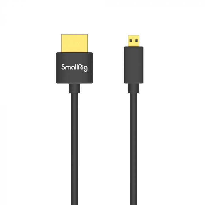 Cablu Full HDMI - Micro HDMI 4K Ultra Slim SmallRig (D la A) 55 cm [1]
