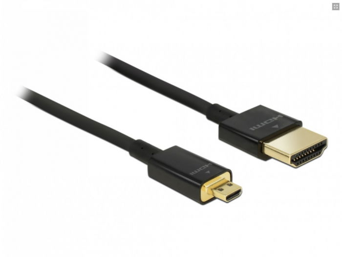 Cablu Hdmi la mini Hdmi-C T-T 3D 4K 0.5m slim premium [1]