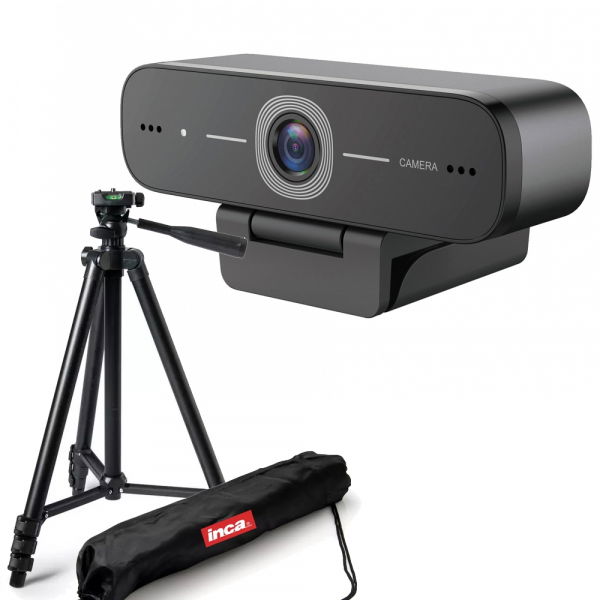 Kit Lector Camera Web Full HD 1080 USB 2MP microfon incorporat si trepied [1]