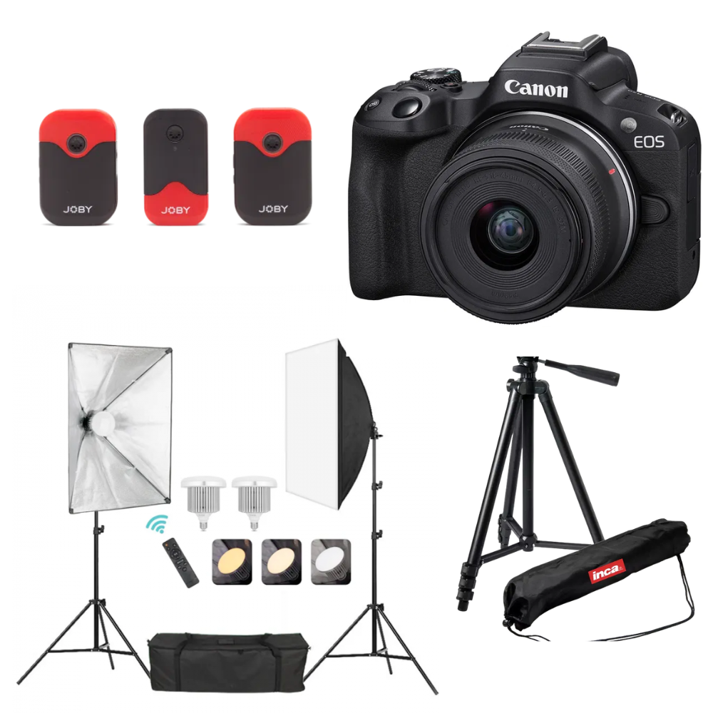Canon EOS R50 cu Obiectiv RF-S 18-45mm Kit creator continut [1]