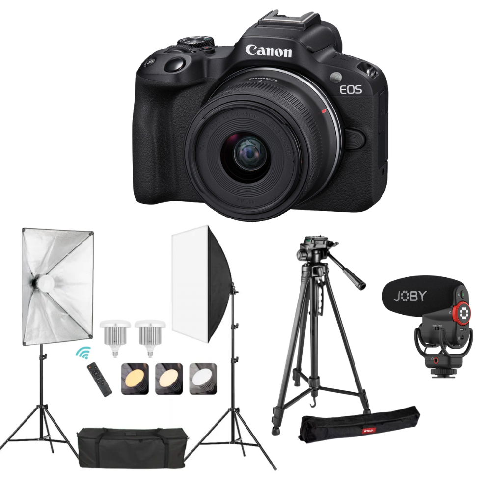 Canon EOS R50 cu Obiectiv RF-S 18-45mm Kit creator continut [1]