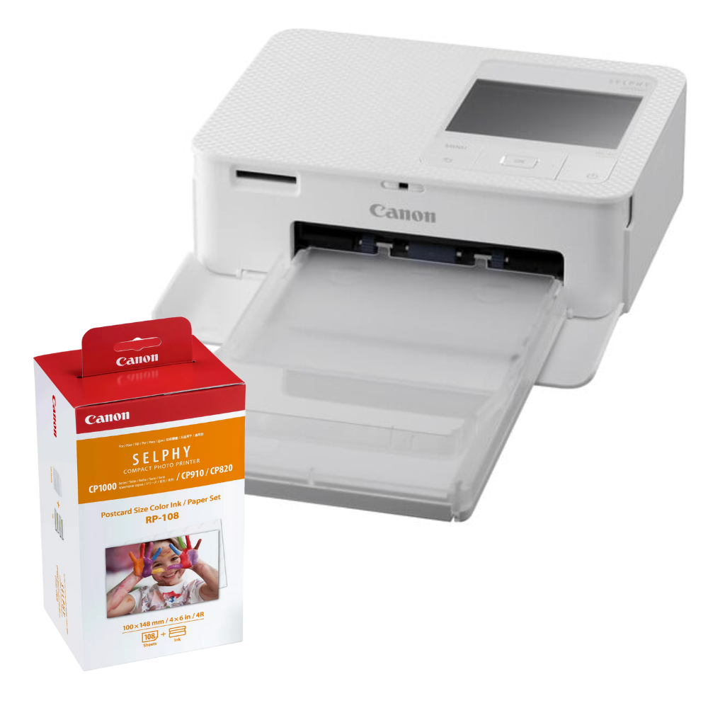 Canon Imprimanta foto compacta SELPHY CP1500 cu set 108 coli hartie [1]