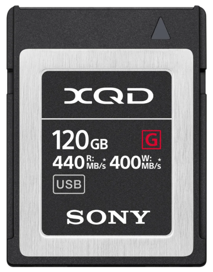Sony Card memorie XQD 120GB Serie G 400MB/s [1]