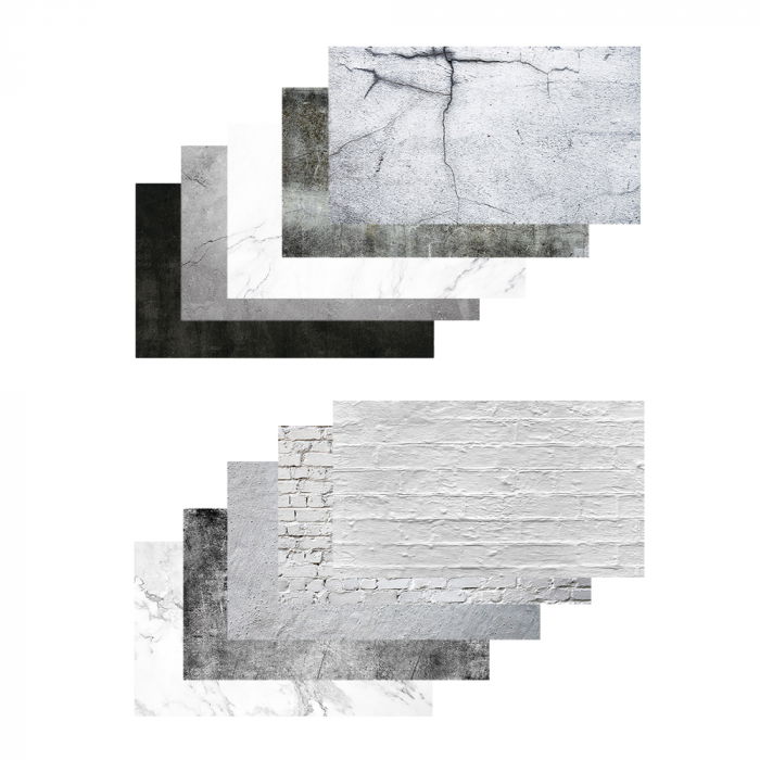 Caruba Stone Set fundal 10 modele din hartie plastifiata 57 x 87cm [1]