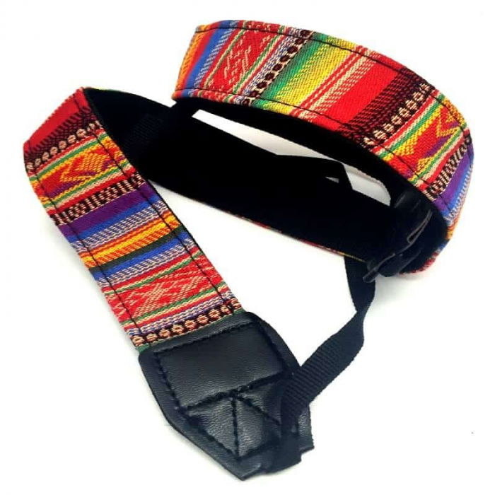 Curea aparat foto textil multicolor Color 1 [1]