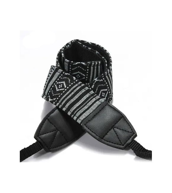 Curea aparat foto textil alb-negru BW1 [1]