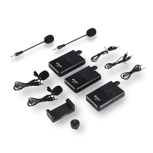 Debra Microfon Lavaliera wireless dubla UHF [2]