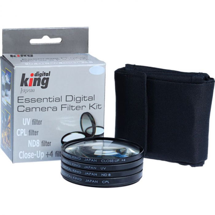 Digital King Set filtre UV CPL ND8 Macro 46mm [1]
