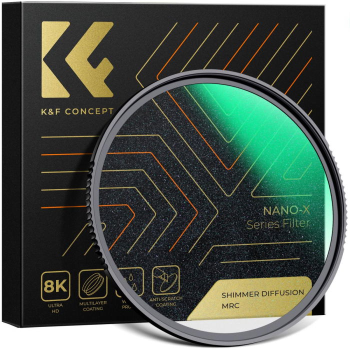 K&F Concept Filtru Shimmer Diffusion Nano-X Efect Cinematic 77mm [1]