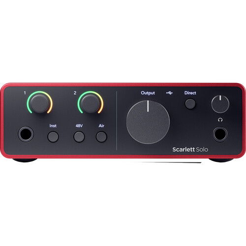Focusrite Scarlett Solo Studio Interfata audio USB-C cu microfon si casti (4th gen) [6]