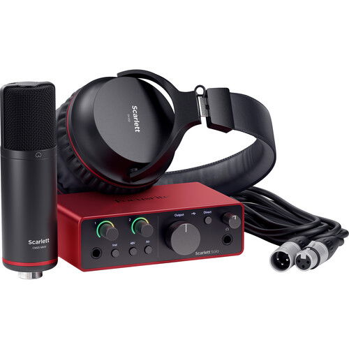 Focusrite Scarlett Solo Studio Interfata audio USB-C cu microfon si casti (4th gen) [1]