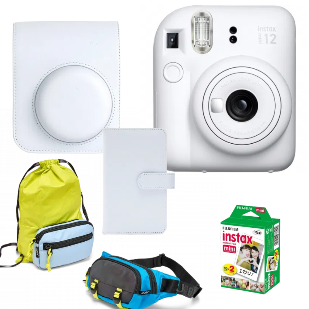 FujiFilm Instax Mini 12 cu husa, hartii, album si geanta 3n1 [1]