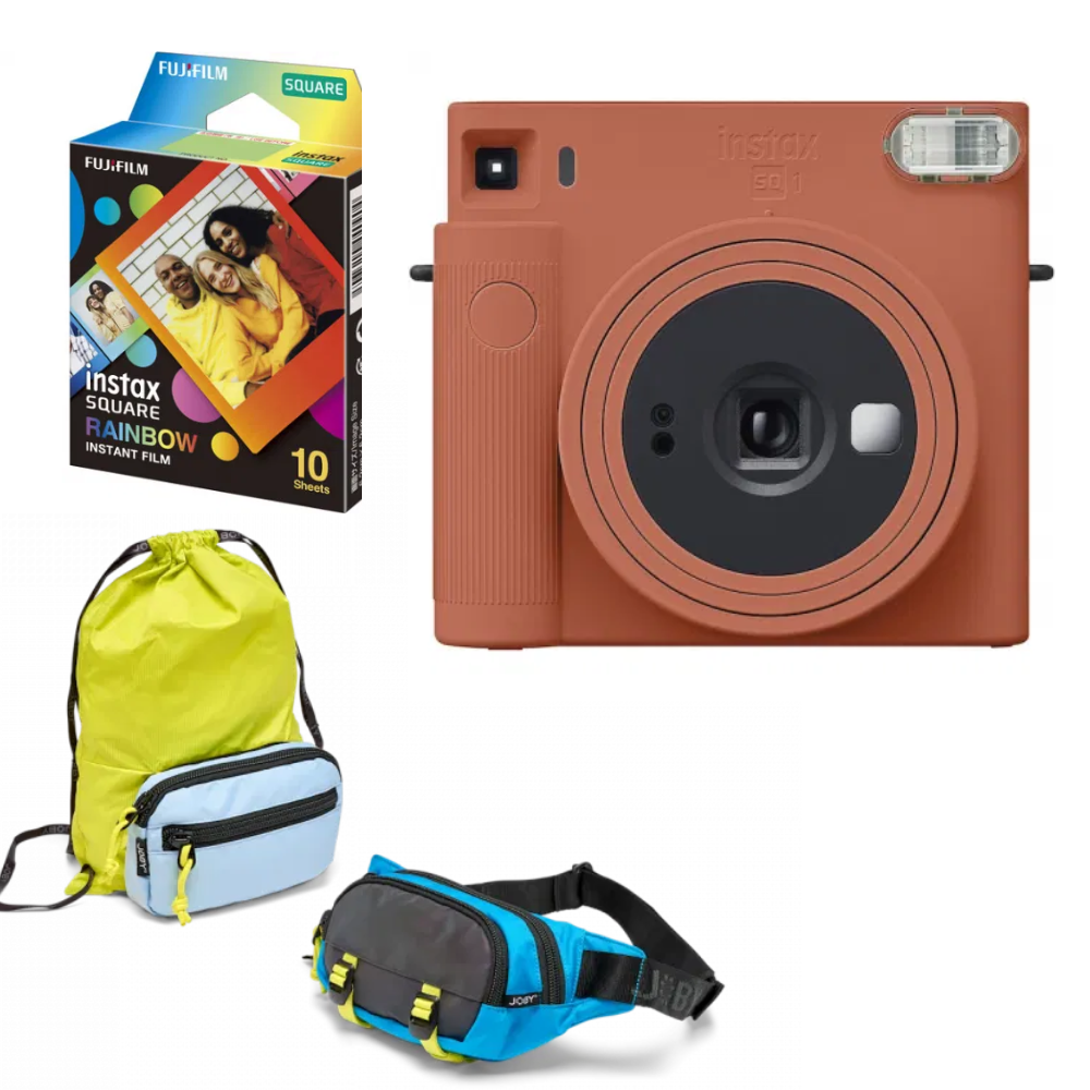 Fujifilm Instax SQ1 Terracotta Orange cu hartie si geanta 3n1 [1]
