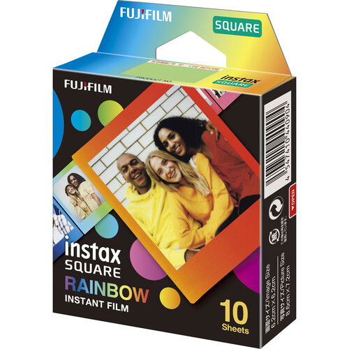 Fujifilm Instax Square Rainbow set 10 bucati film instant [1]