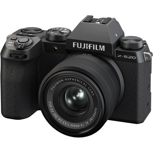 Fujifilm X-S20 Kit Aparat Foto Mirrorless XC 15-45 mm F/3,5-5,6 OIS PZ (Negru) [1]