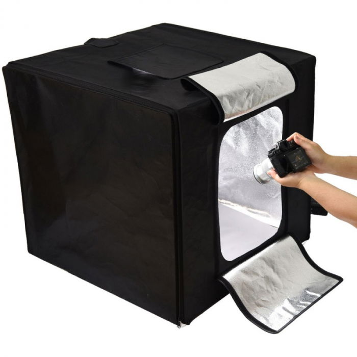 Godox Cort fotografiere 80x80cm cu 3 benzi LED [1]
