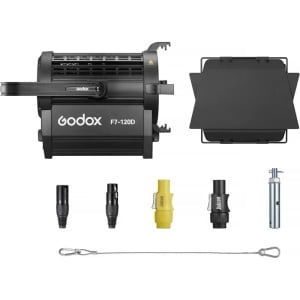 Godox F7-120BI K1 Lampa LED Fresnel 120W Bi-color cu Montare pe Yoke [2]