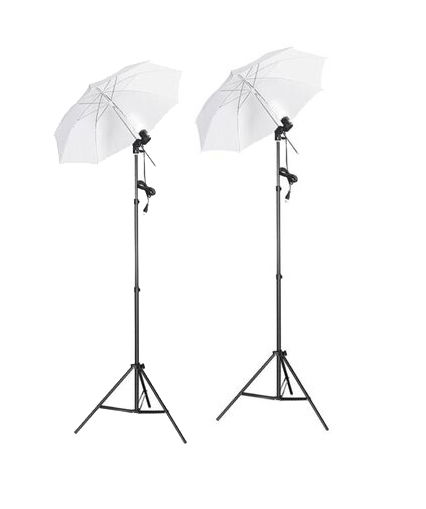 Kit lumini E27 135W cu umbrela difuzie si stativ [1]