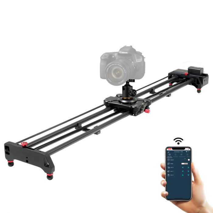 GVM 120 Slider motorizat din carbon cu control Bluetooth APP 120cm [1]