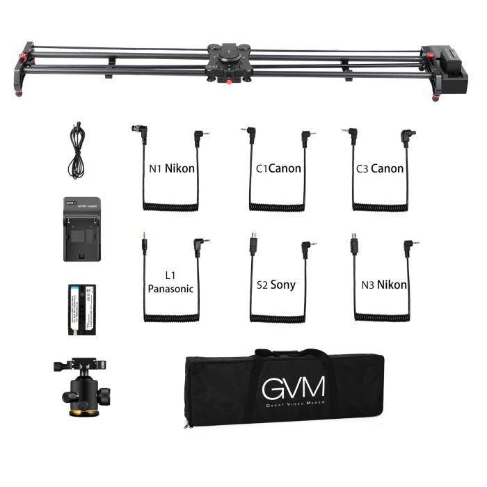 GVM 120 Slider motorizat din carbon cu control Bluetooth APP 120cm [3]