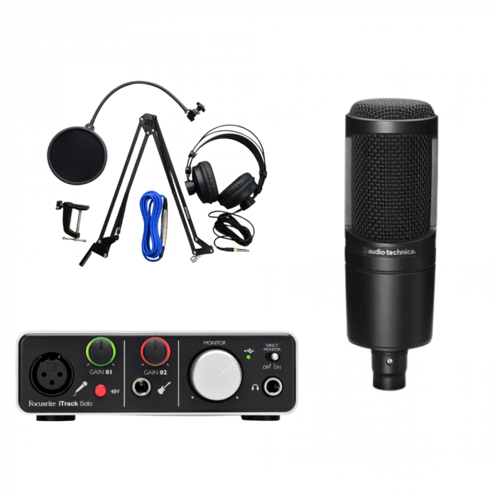 Home Studio Mini: AT2020 cu Focusrite Solo si accesorii [1]