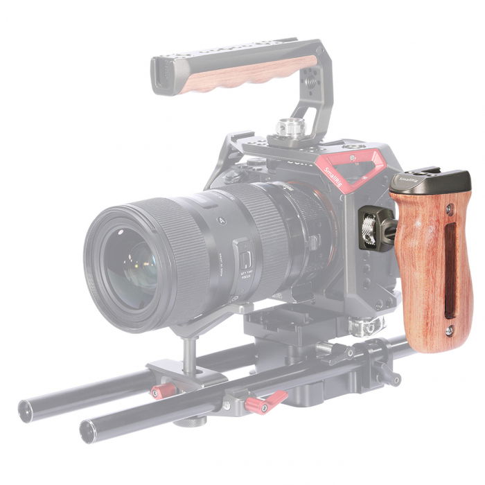 SmallRig HSS2642 Wood Side Handle cu Arri-Style Mount [7]