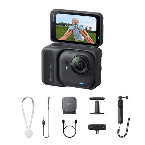 Insta360 GO Ultra camera de actiune 360 Creator Bundle (Midnight Black) [1]