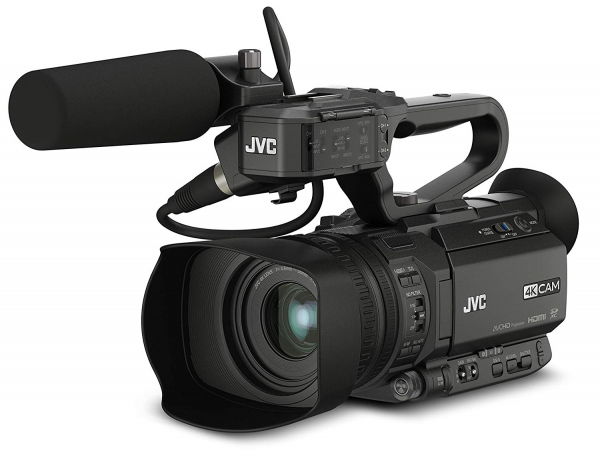 JVC GY-HM250E camera video 4K Live Streaming cu microfon XLR [1]