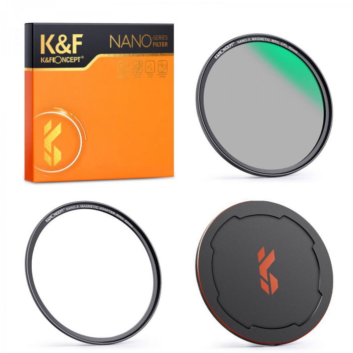 K&F Concept Nano-X Filtru Polarizare (magnetic) 82mm [1]