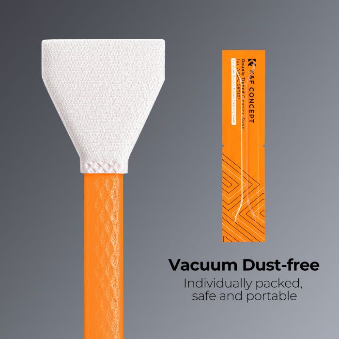 K&F Concept Set 10 spatule duble cu solutie pentru curatat senzor APS-C [5]