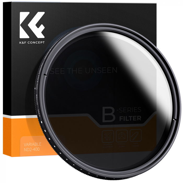 K&F Concept Variable Fader NDX 77mm Filtru ND variabil ND2-ND400 [1]