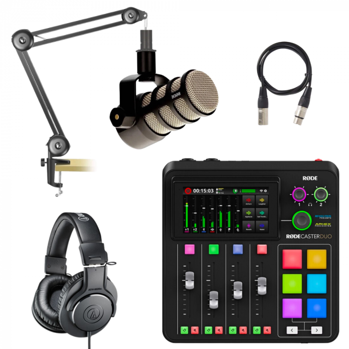 Kit de podcast: Rodecaster Duo [1]