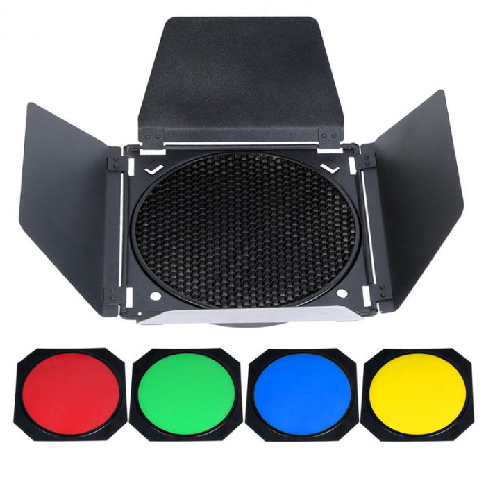 Kit Godox BD-04 Set Voleuri cu filtre si grid [1]