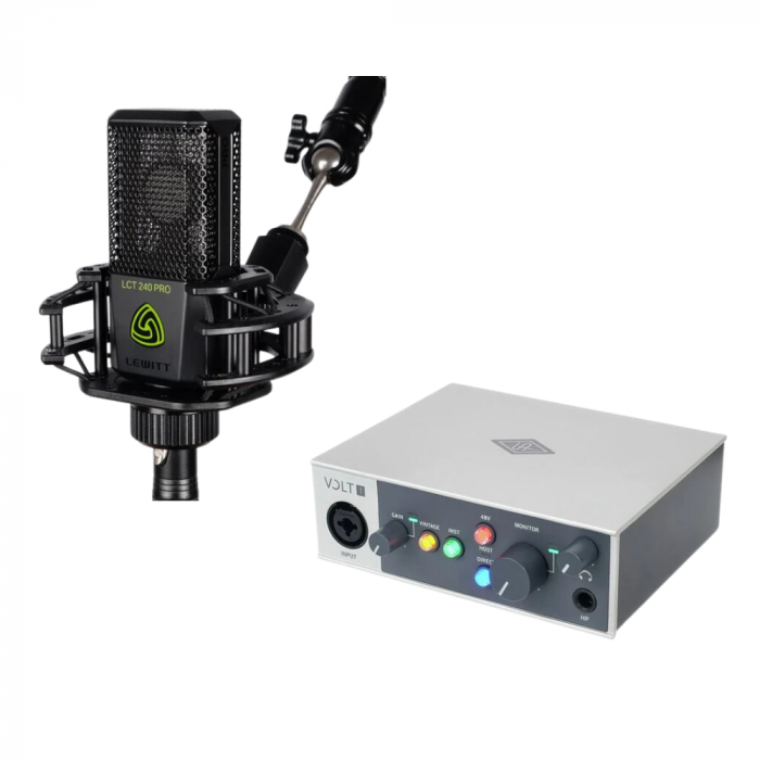 Kit Home Studio: Lewitt LCT 240 Pro BK Bundle + Universal Audio Volt 1  [1]