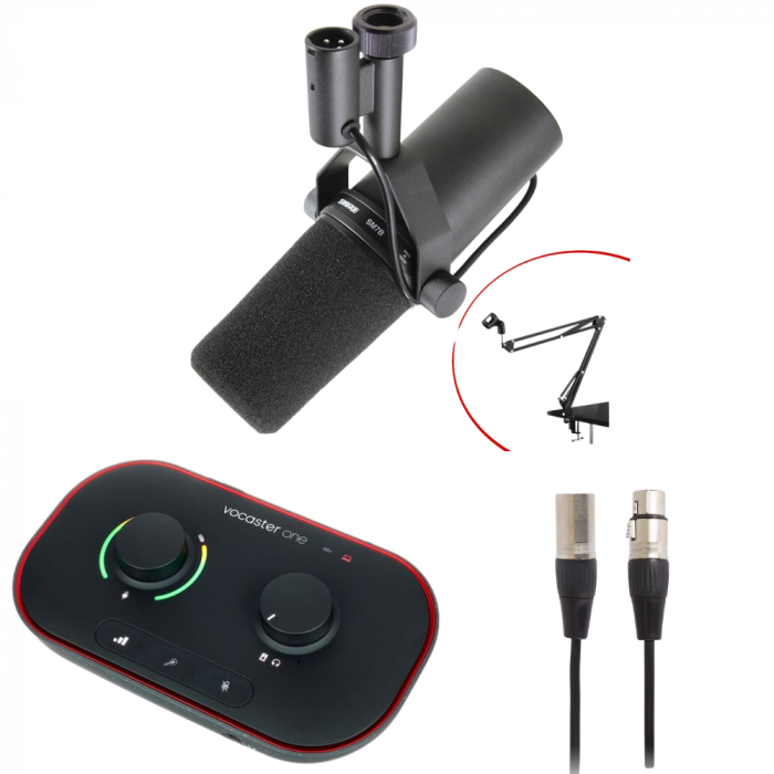 Kit Podcast Vocaster One cu Shure SM7B [1]