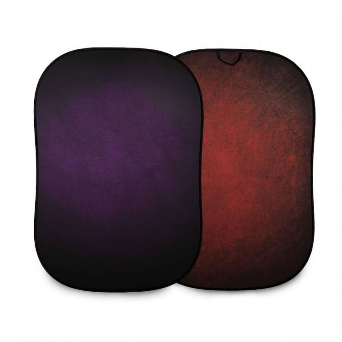 Lasolite Fundal portabil Vintage Aubergine/Crimson 1.5 x 2.1m [1]