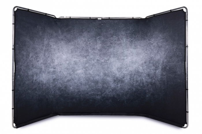 Lastolite Fundal negru panoramic cu rama inclusa 4x2.30m [1]