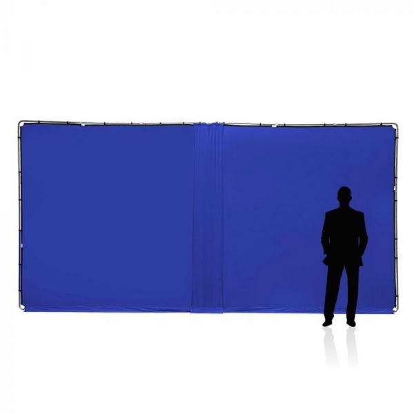 Lastolite StudioLink Kit Chroma Key albastru 3x3m [3]
