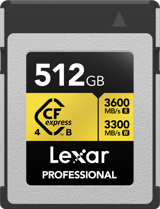 Lexar CFexpress Type B 4.0 Pro Gold R3600/W3300 512GB [1]