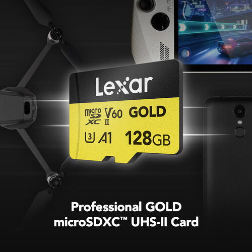 Lexar microSDXC GOLD UHS-II/C10/A1/U3 R280/W100 (V60) 128GB [2]