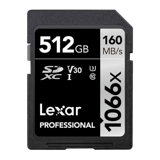 Lexar SDXC Professional SILVER Plus 1066x UHS-I/U3/A2/4K R205/W150 (V30) 512GB [1]