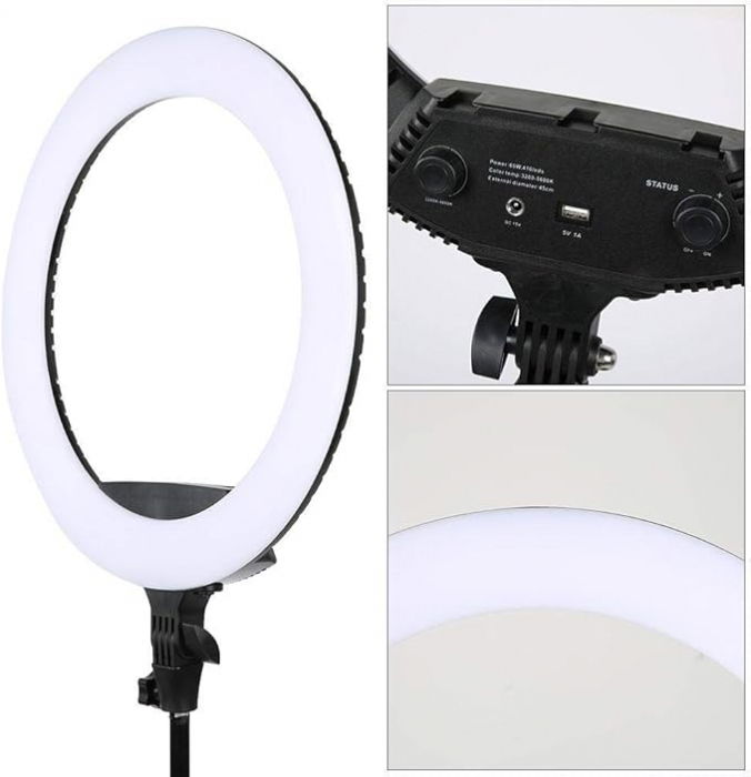 Lumina Ring Light LED Bicolor 3200K-5500k 60W [2]