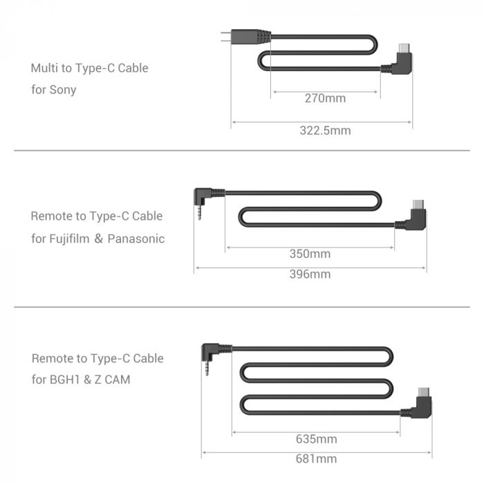 Maner lateral filetat SmallRig cu buton de start/stop Inregistrare 3323 [6]