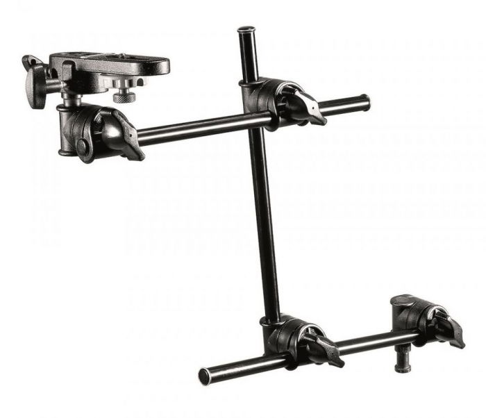 Manfrotto brat articulat cu adaptor camera si menghina [2]